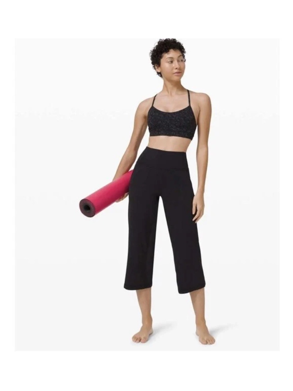 Lululemon Size 6 Animal Print Sports Bra Light Support | Y-Back | Pads Included - Picture 4 of 8